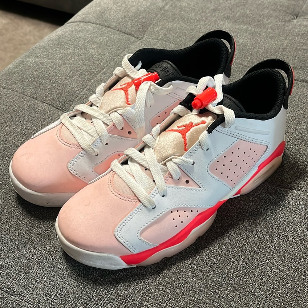 Pink and coral women’s Jordan’s